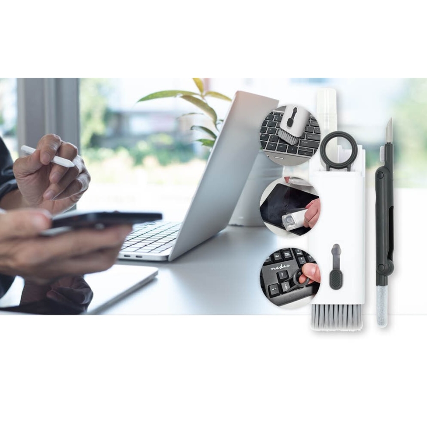 Produto de limpeza para ecrã e teclado 7em1