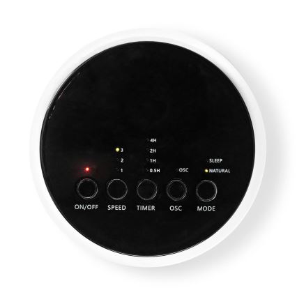 Ventoinha de chão 50W/230V branco + comando