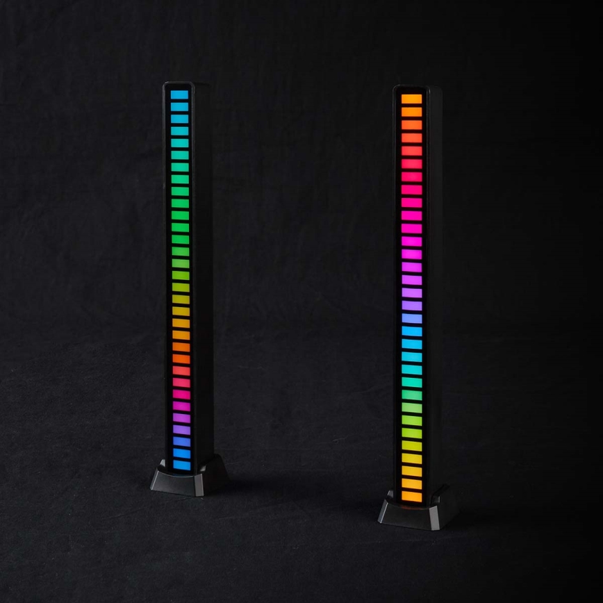 CONJUNTO 2x Candeeiro de mesa LED RGB recarregável LED/250 mAh