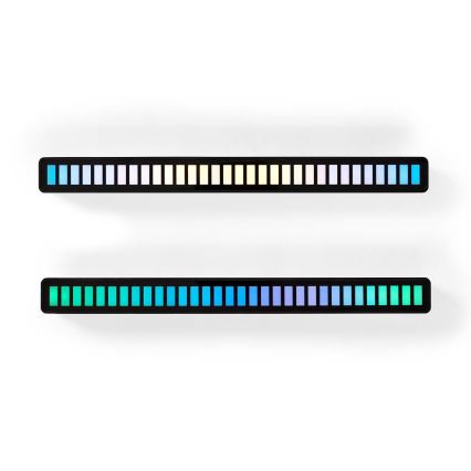 CONJUNTO 2x Candeeiro de mesa LED RGB recarregável LED/250 mAh