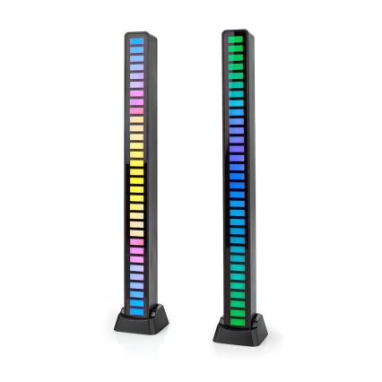 CONJUNTO 2x Candeeiro de mesa LED RGB recarregável LED/250 mAh