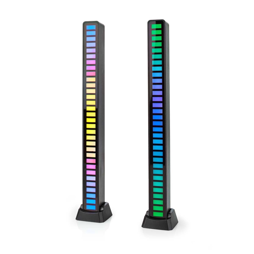 CONJUNTO 2x Candeeiro de mesa LED RGB recarregável LED/250 mAh