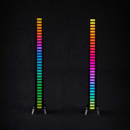 CONJUNTO 2x Candeeiro de mesa LED RGB recarregável LED/250 mAh