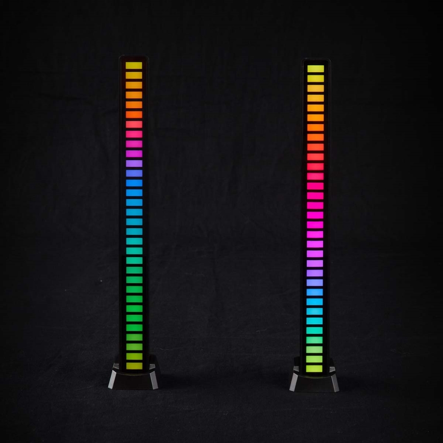 CONJUNTO 2x Candeeiro de mesa LED RGB recarregável LED/250 mAh