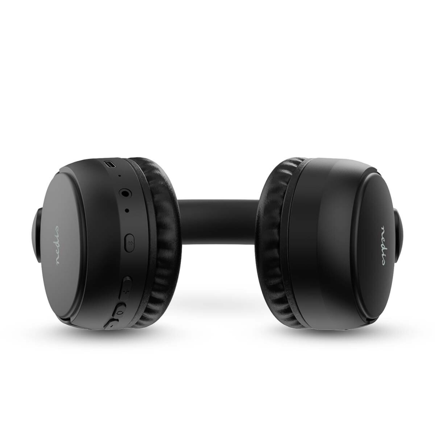 Auriculares sem fio com microfone 200 mAh preto
