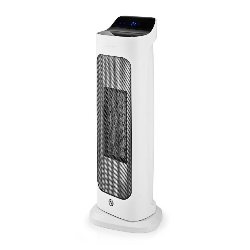 Ventoinha com uma elemento de aquecimento cerâmico Smartlife 1400/2000W/230V Wi-Fi Tuya + comando