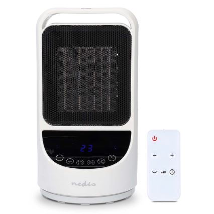 Ventoinha com uma elemento de aquecimento cerâmico Smartlife 1000/1500W/230V Wi-Fi Tuya + controlo remoto