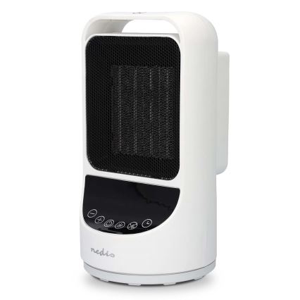 Ventoinha com uma elemento de aquecimento cerâmico Smartlife 1000/1500W/230V Wi-Fi Tuya + controlo remoto
