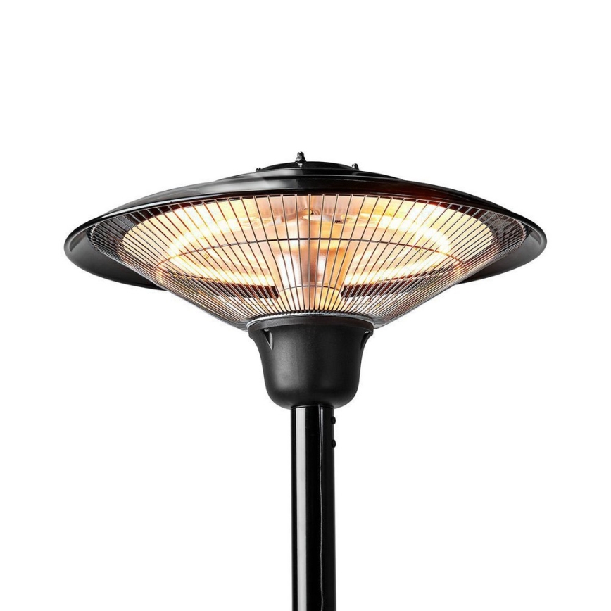 Aquecedor elétrico exterior + suporte 200 cm 1500W/230V aquecedor infravermelho para terraço IP34