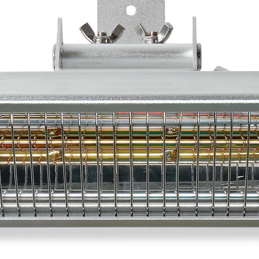 Exterior elemento de aquecimento elétrico 2000W/230V IP65 + comando