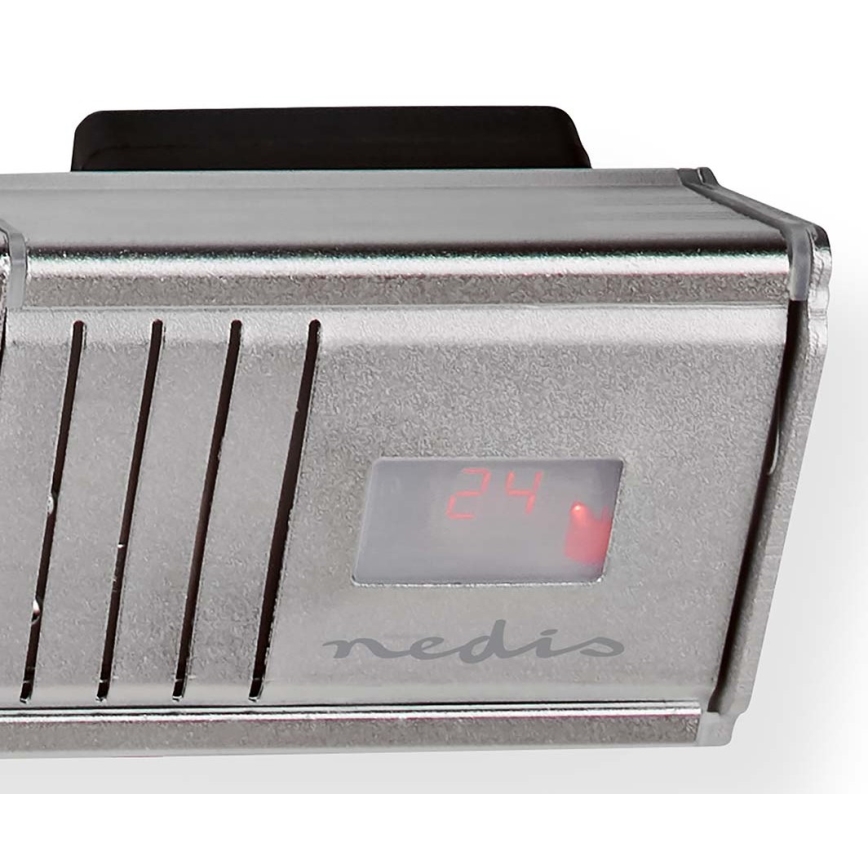 Exterior elemento de aquecimento elétrico 2000W/230V IP65 + comando