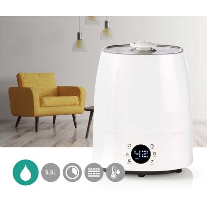 Humidificador com LED ecrã 5,5 l 110W/230V