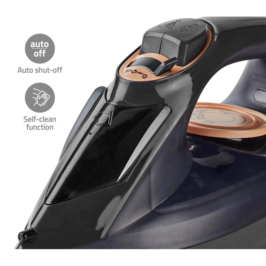 Ferro a vapor 2200W/230V preto