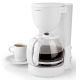 Máquina de café 1,25 l com função de retenção de gotas e de temperatura branca