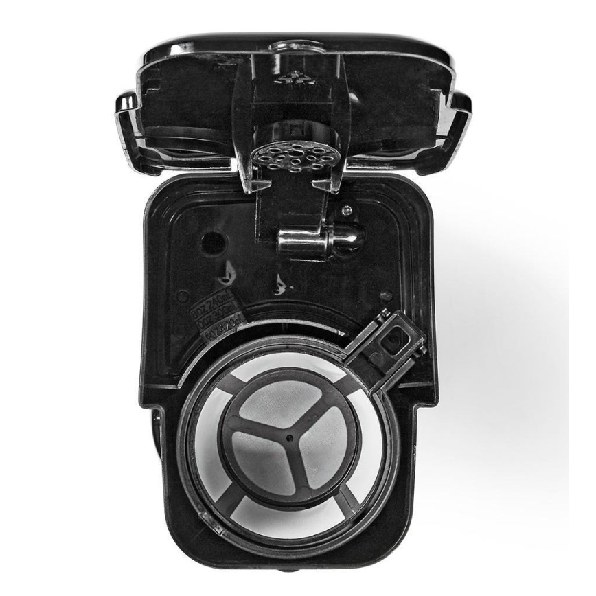 Nedis KACM300FBK - Máquina de café para uma caneca 0,4 l com caneca de viagem