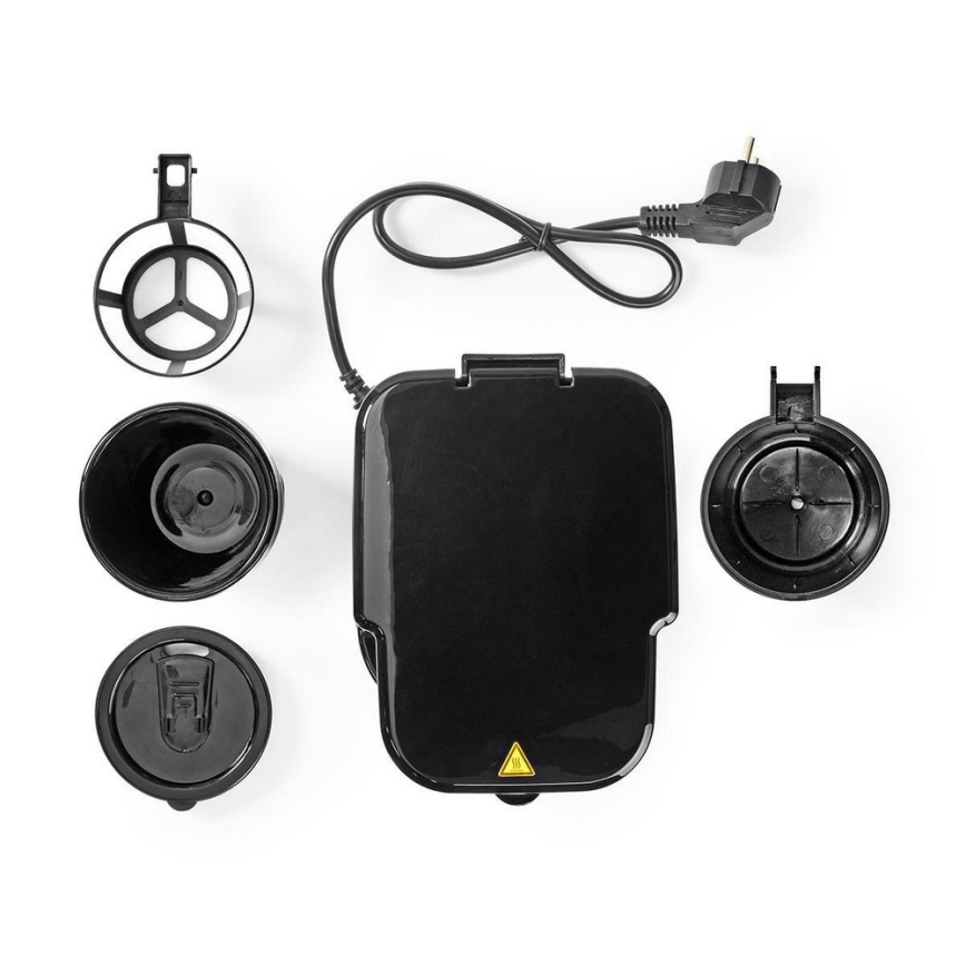 Máquina de café para uma chávena 0,42 L com temporizador e caneca de viagem