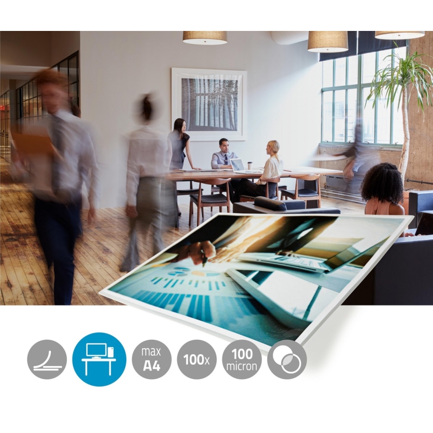 Filme de plastificação A4 100 pcs