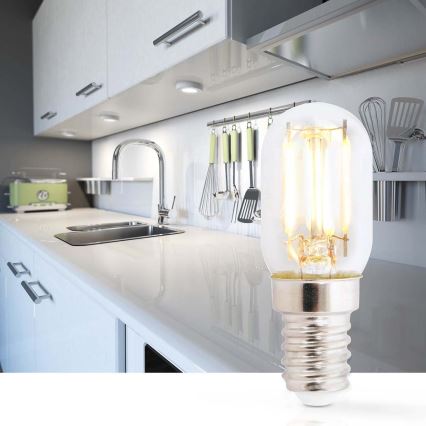 Lâmpada de frigorífico LED T22 E14/1,5W/230V 1800K