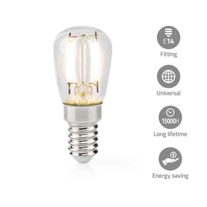 Lâmpada de frigorífico LED T26 E14/2W/230V 2700K