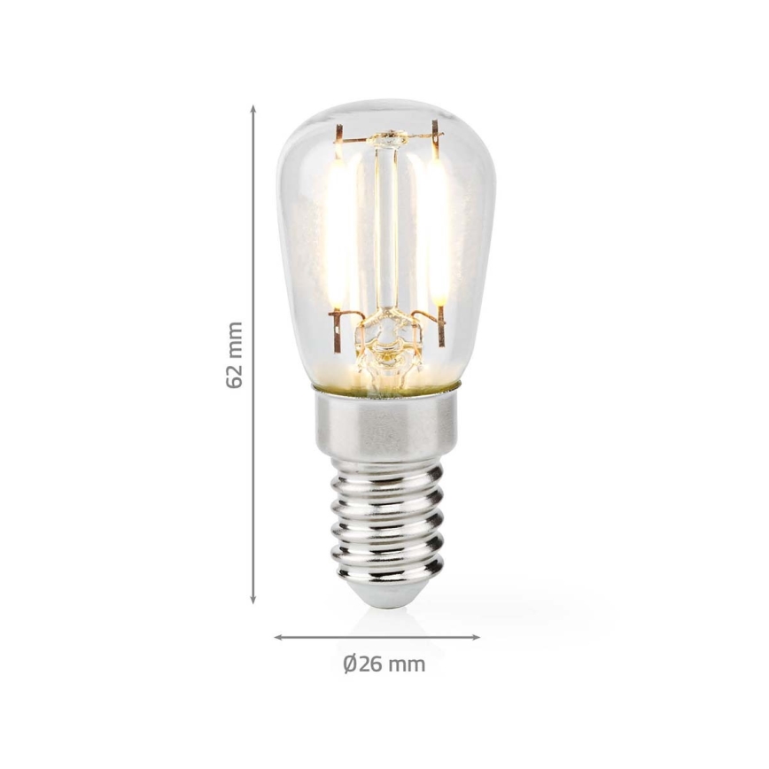 Lâmpada de frigorífico LED T26 E14/2W/230V 2700K