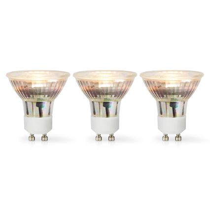 Conjunto de 3 lâmpadas LED GU10/4,5W/230V 2700K