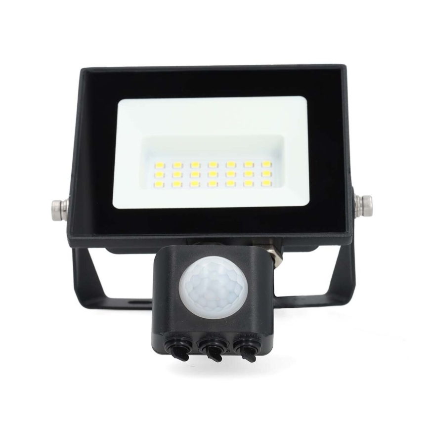 Refletor LED com sensor LED/20W/230V 4000K IP44