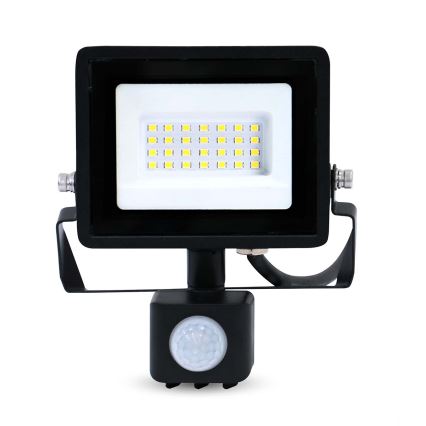 Refletor LED com sensor de movimento e crepúsculo, com ficha para tomada LED/20W/230V IP44