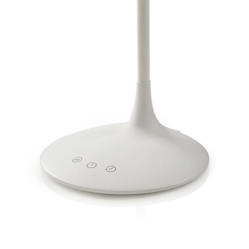 Lâmpada de mesa LED regulável LED/6W/5V 2200 mAh branca