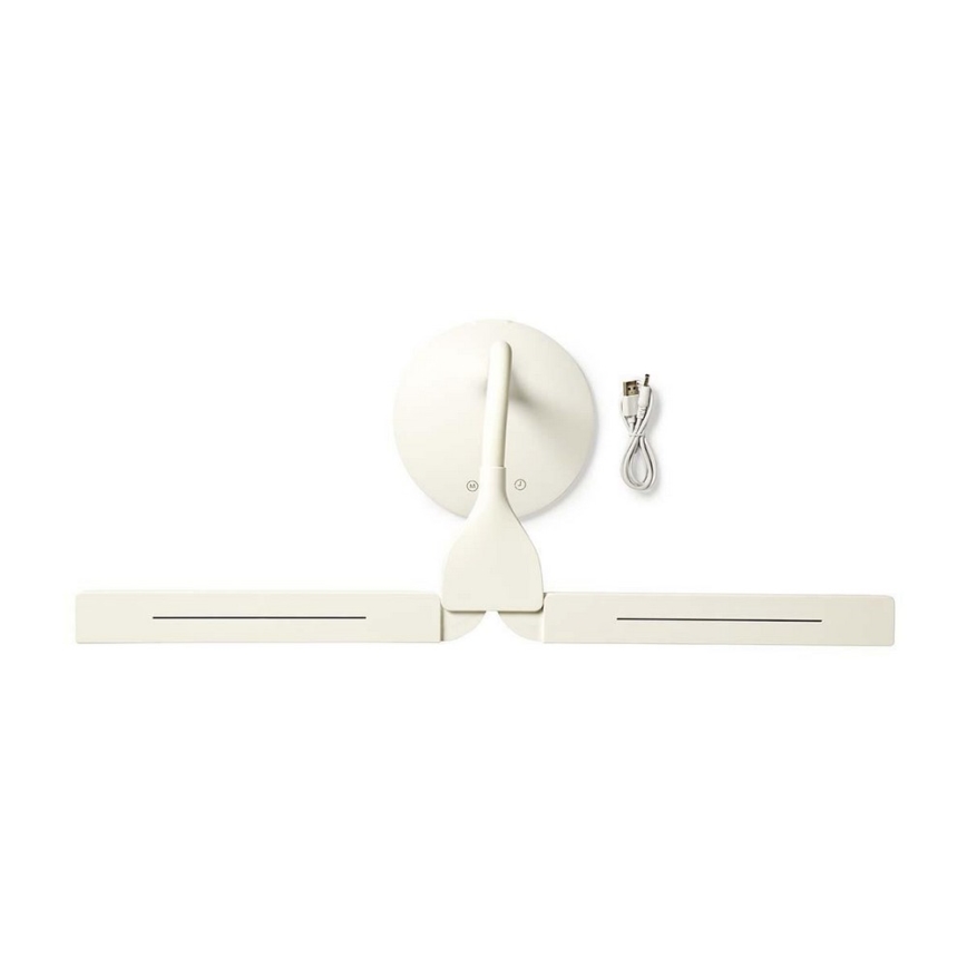 Lâmpada de mesa LED regulável LED/6W/5V 2200 mAh branca