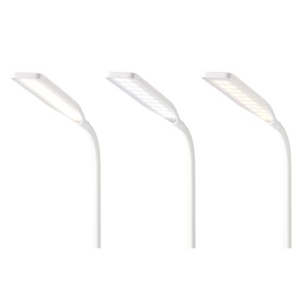 LED Regulação táctil flexible candeeiro de mesa com 15W carregamento sem fios Qi LED/5,5W/230V 2700-6500K branco