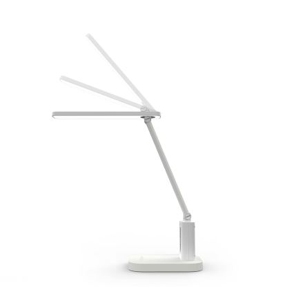 Candeeiro de mesa LED tátil recarregável e dimerizável com visor LED/7,5W/1200 mAh 3000/4000/5700K CRI 90 branco