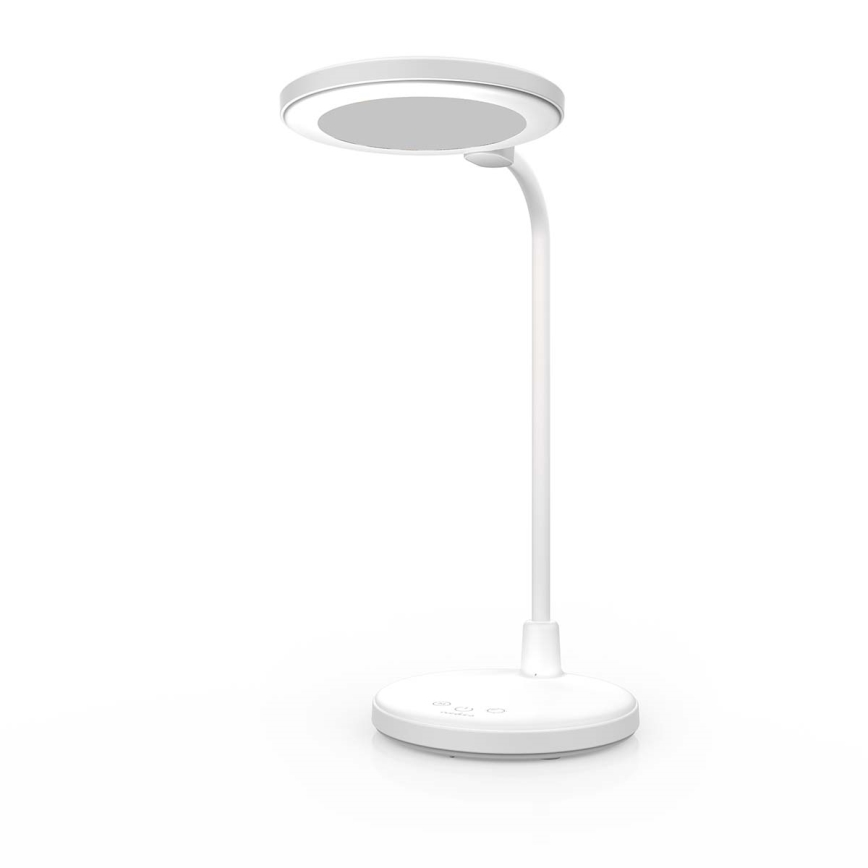 Lâmpada LED tátil recarregável dimerizável com espelho LED/6W/1200 mAh 3000/4000/5700K CRI 90 branca
