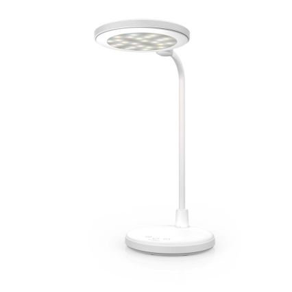 Lâmpada LED tátil recarregável dimerizável com espelho LED/6W/1200 mAh 3000/4000/5700K CRI 90 branca