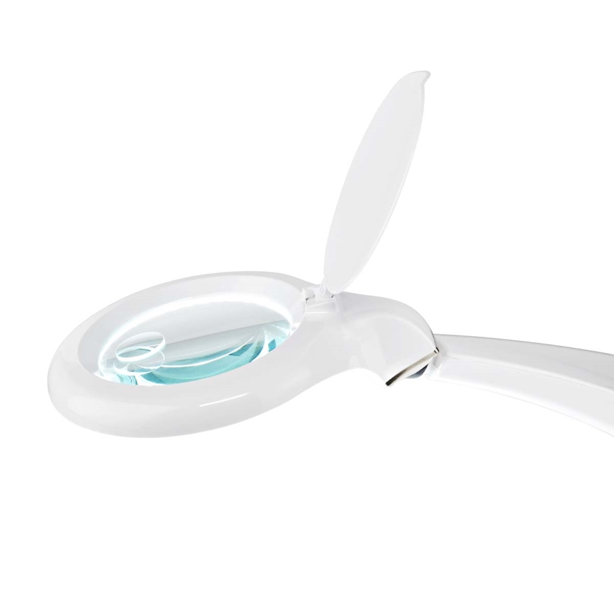 Candeeiro de mesa LED com lupa LED/6,5W/230V 6500K