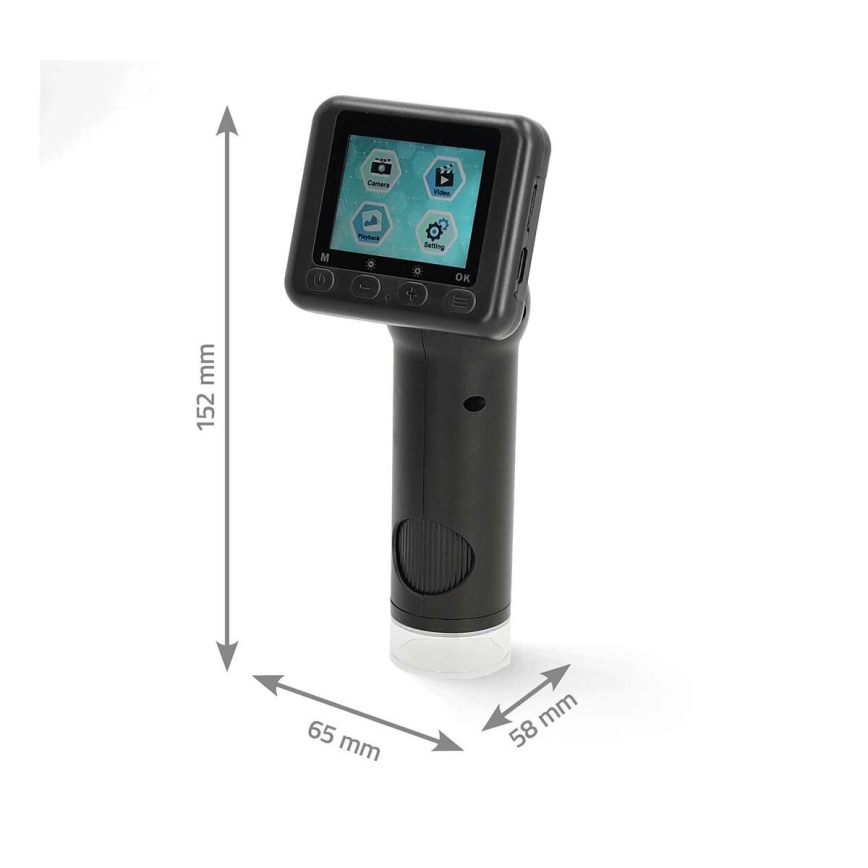 Câmara digital microscópica 1080p 30fps 48MP 1000 mAh