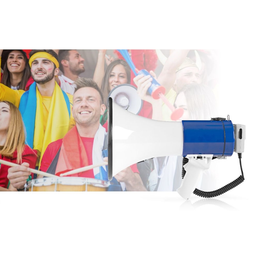 Megafone com microfone externo 25W/8xD