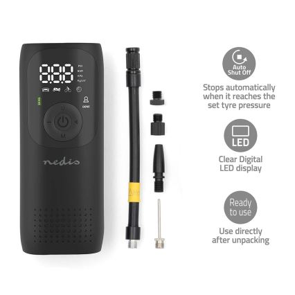 Compressor portátil digital 4000 mAh 5V