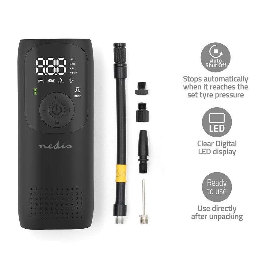 Compressor portátil digital 4000 mAh 5V