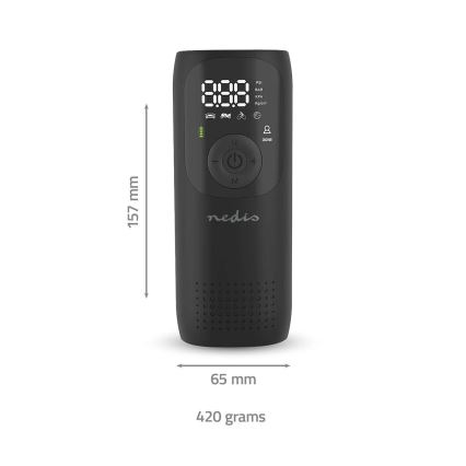 Compressor portátil digital 4000 mAh 5V