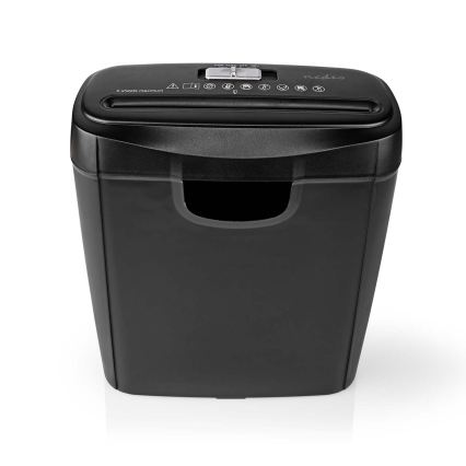 Triturador de papel A4 capacidade 10 l 230V preto