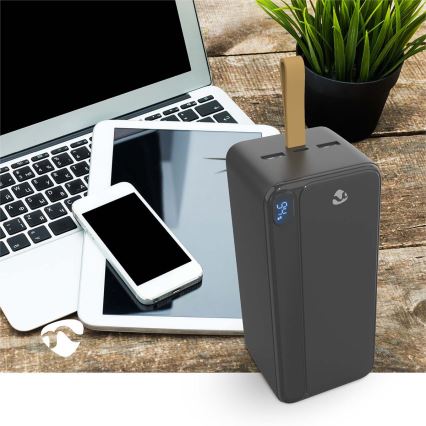 Powerbank com ecrã LED e Power Delivery 30 000 mAh