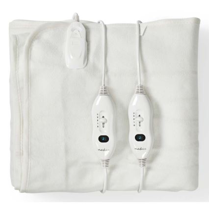 Manta elétrica aquecida para duas pessoas 120W/230V 160x140 cm