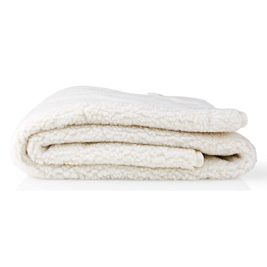 Manta elétrica aquecida 60W/230V 150x80 cm de lã