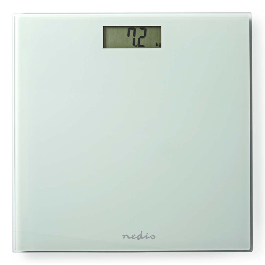 Balança pessoal digital 1xCR2032 branca