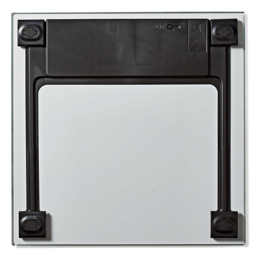 Balança pessoal digital 1xCR2032 branca