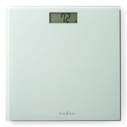 Balança pessoal digital 1xCR2032 branco