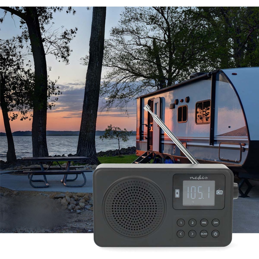 Rádio FM 2W/5V 1900 mAh