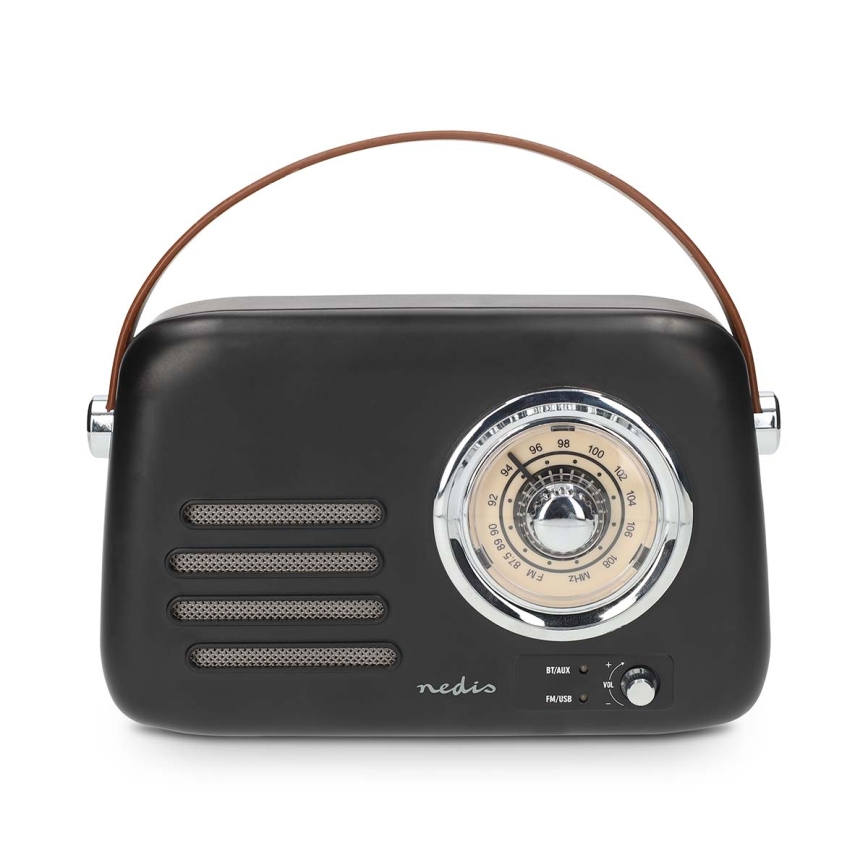 Rádio retro FM 3W/5V 1500 mAh