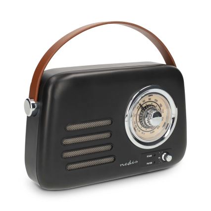 Rádio retro FM 3W/5V 1500 mAh