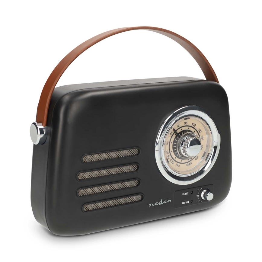 Rádio retro FM 3W/5V 1500 mAh